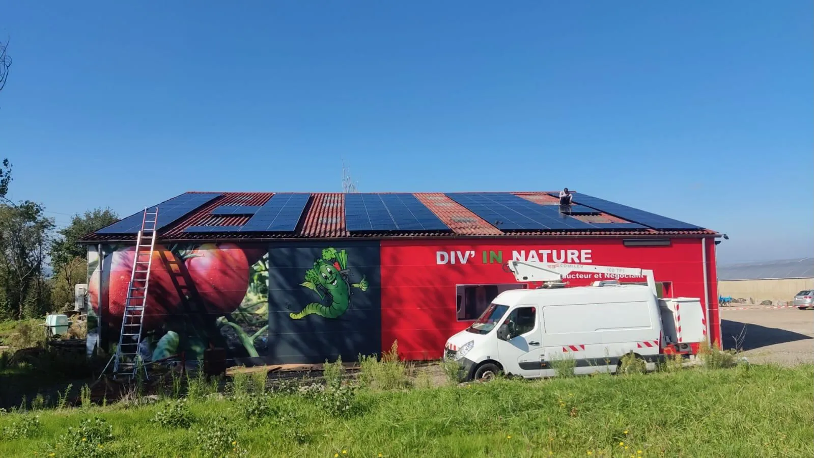 Installation photovoltaïque Div'in Nature — réalisation Solyance